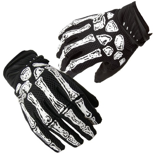 Guanti moto bones scheletro - guanti,